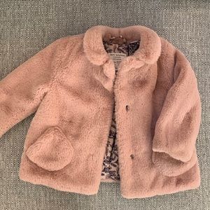 Zara Faux Fur Coat